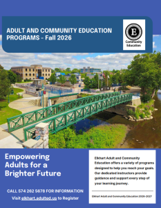 Adult And Community Education Programs - Fall 2026 Elkhart Community Education